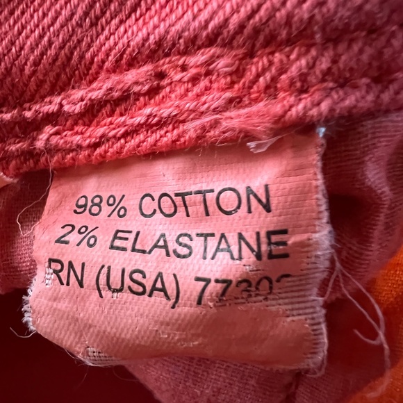 Zara Core Denim Trafaluc Collection Coral  Slim Denim Jeans Size 6 - Picture 12 of 12